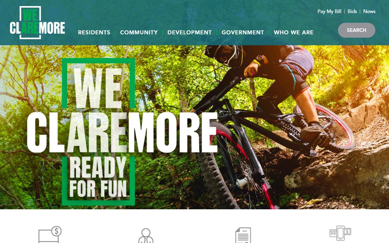 Claremore Oklahoma phone directory city official website