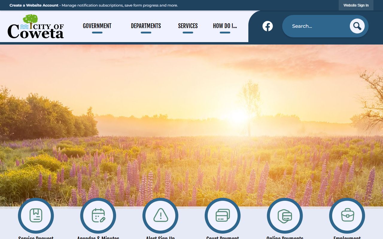 Coweta Oklahoma phone directory city official website