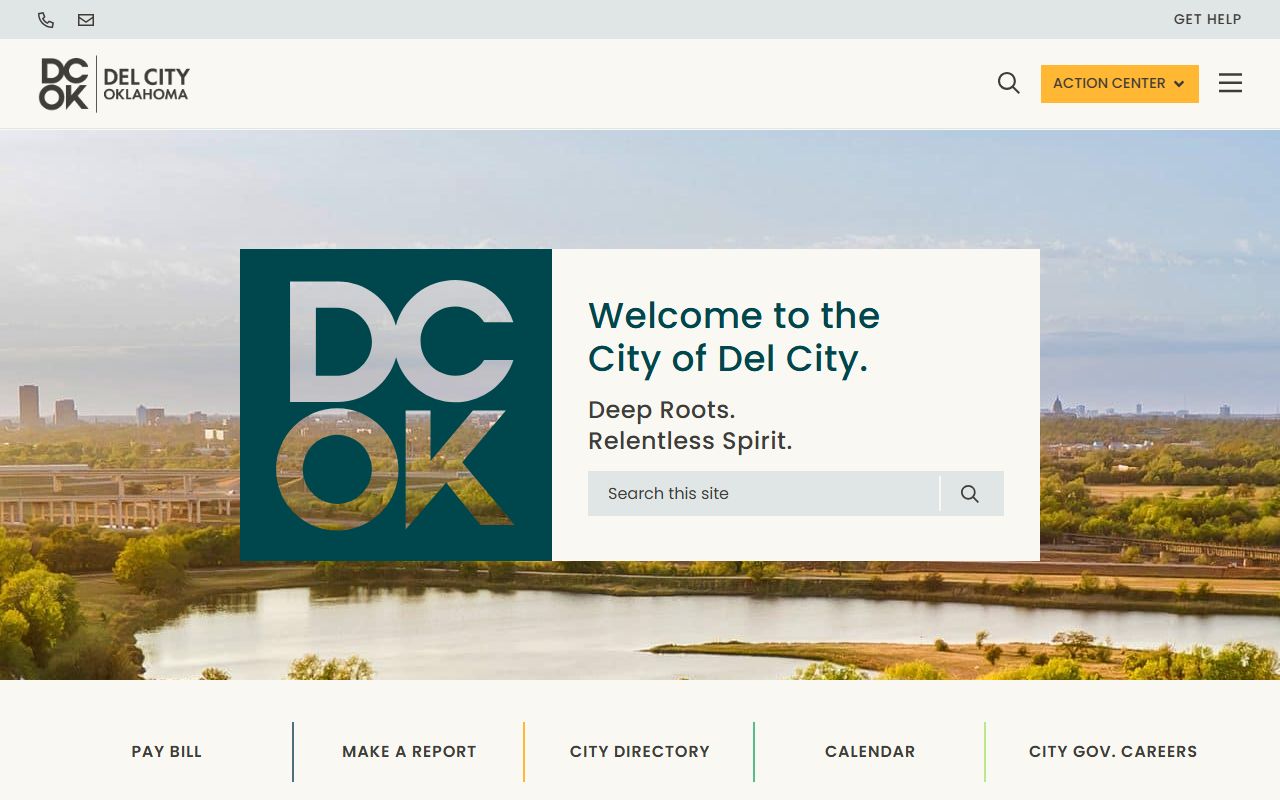 Del City Oklahoma phone directory city official website