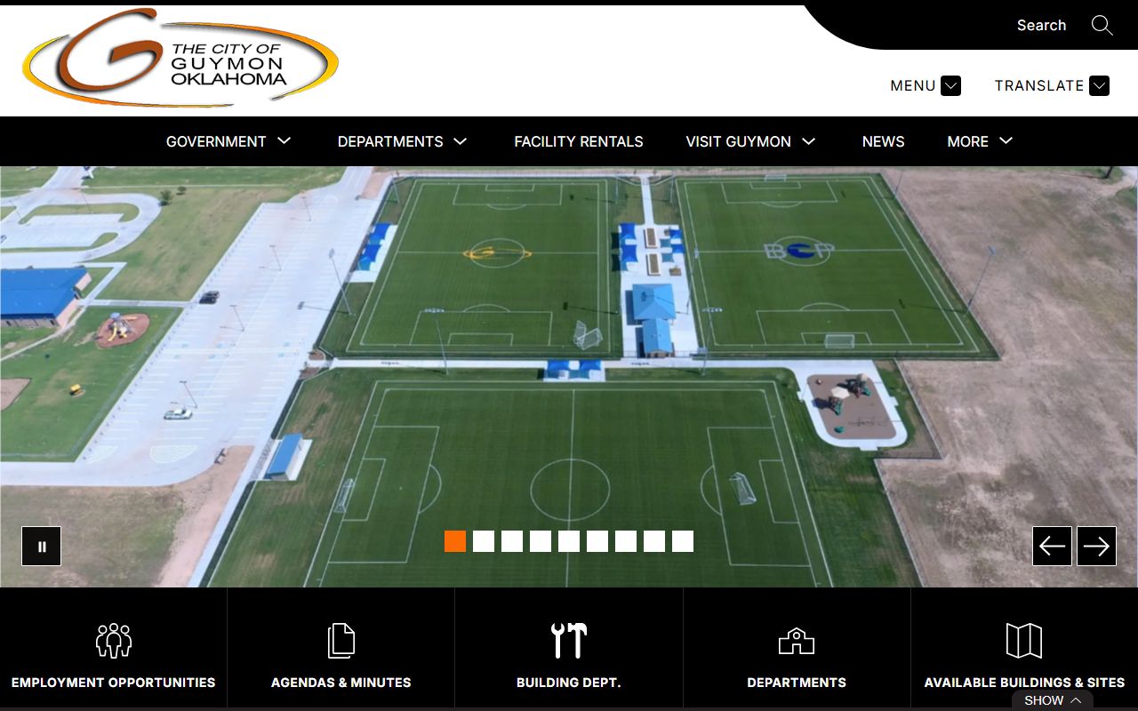 Guymon Oklahoma phone directory city official website