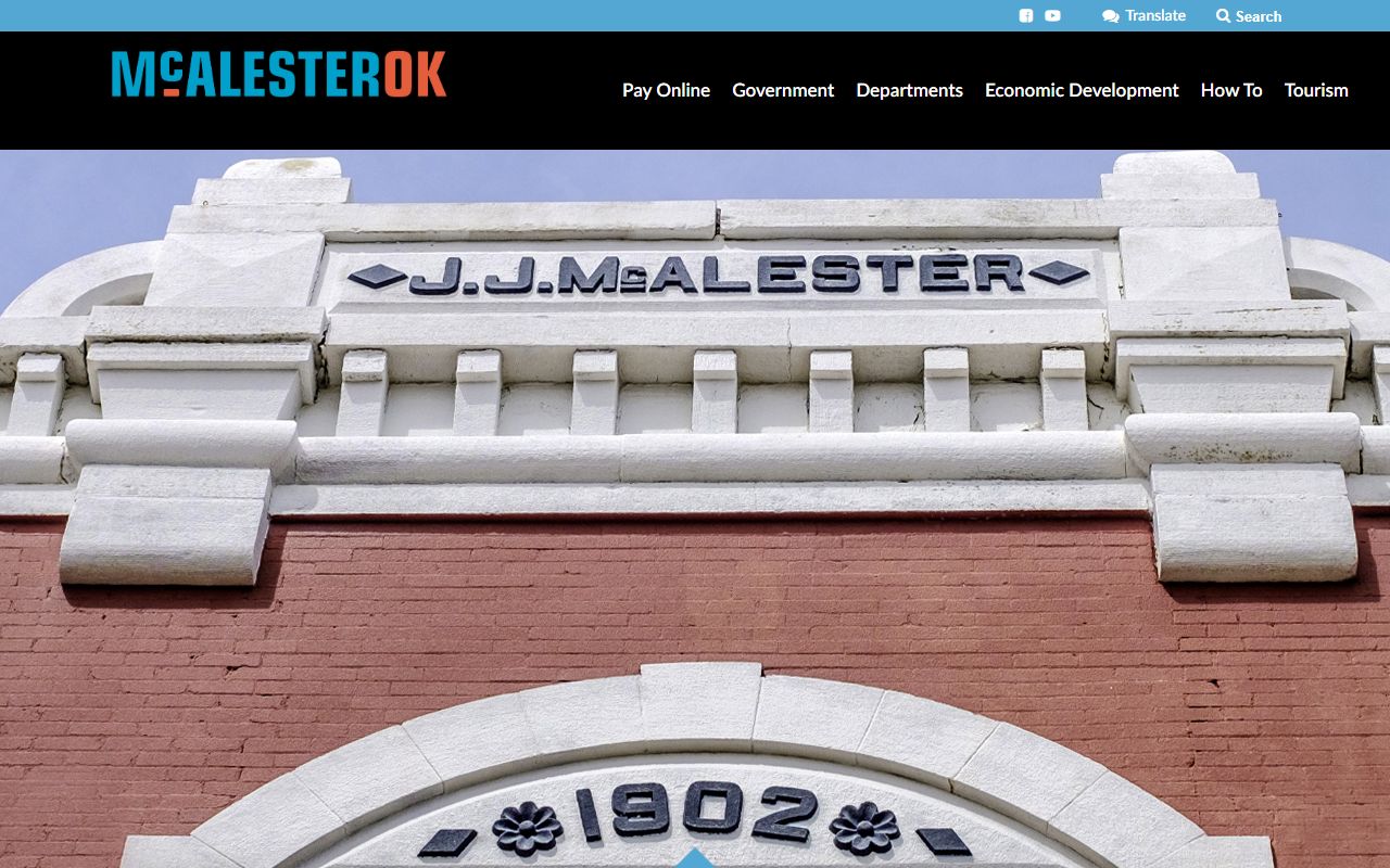 McAlester Oklahoma phone directory city website