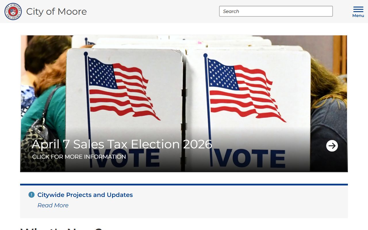 Moore Oklahoma phone directory official city website