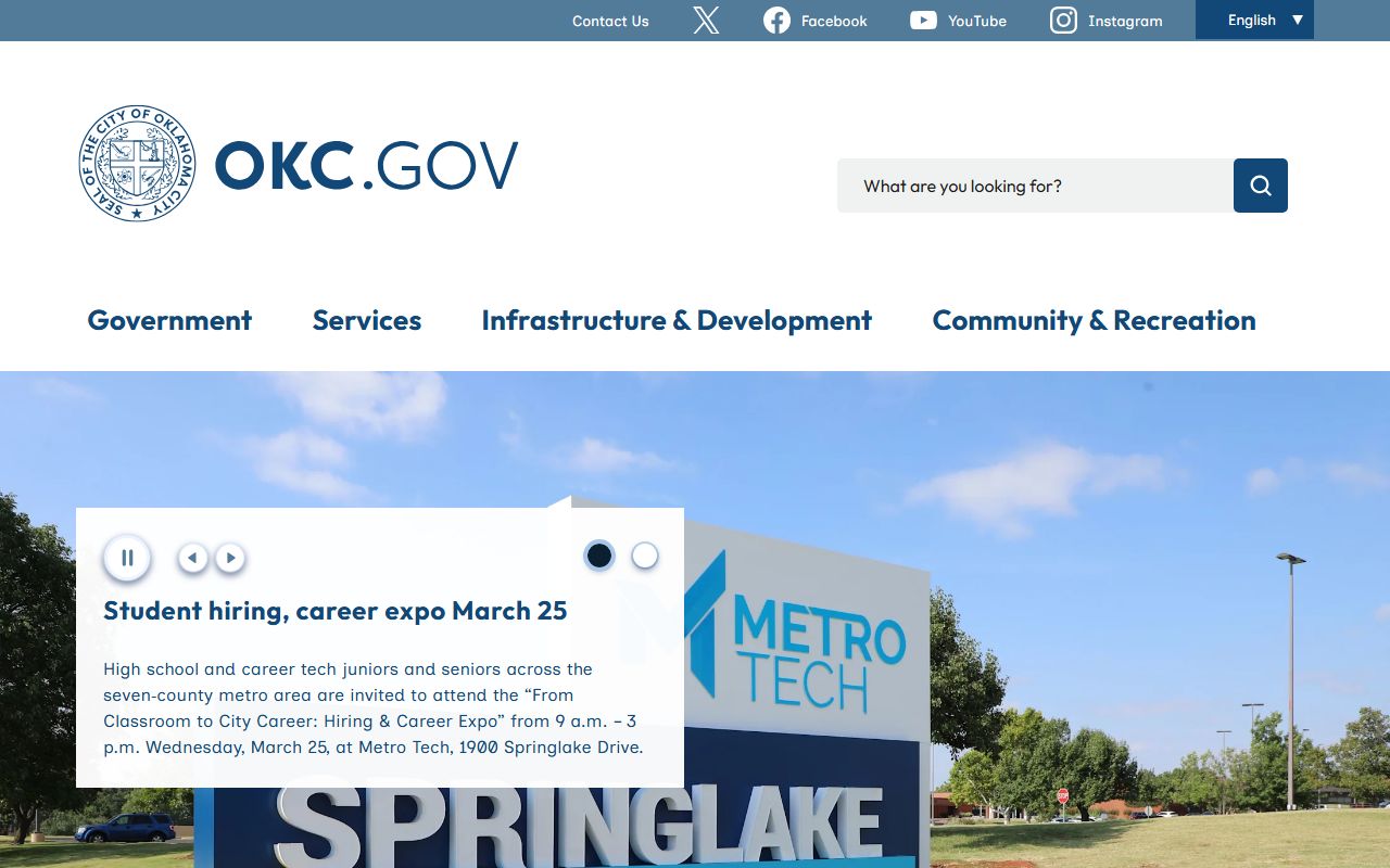 Oklahoma City phone directory official city website