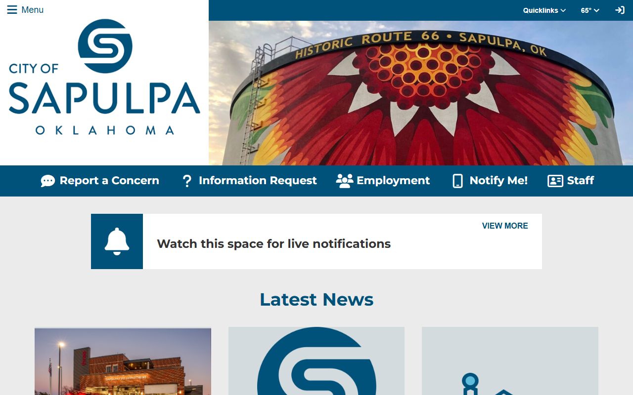 Sapulpa Oklahoma phone directory city website