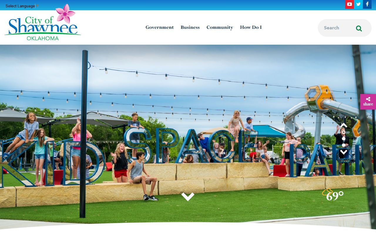 Shawnee Oklahoma phone directory city official website