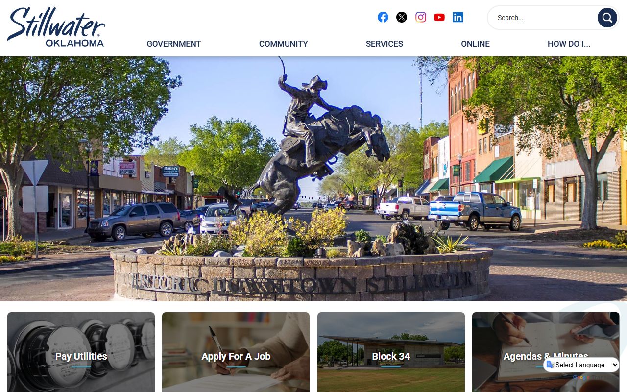 Stillwater phone directory city clerk page