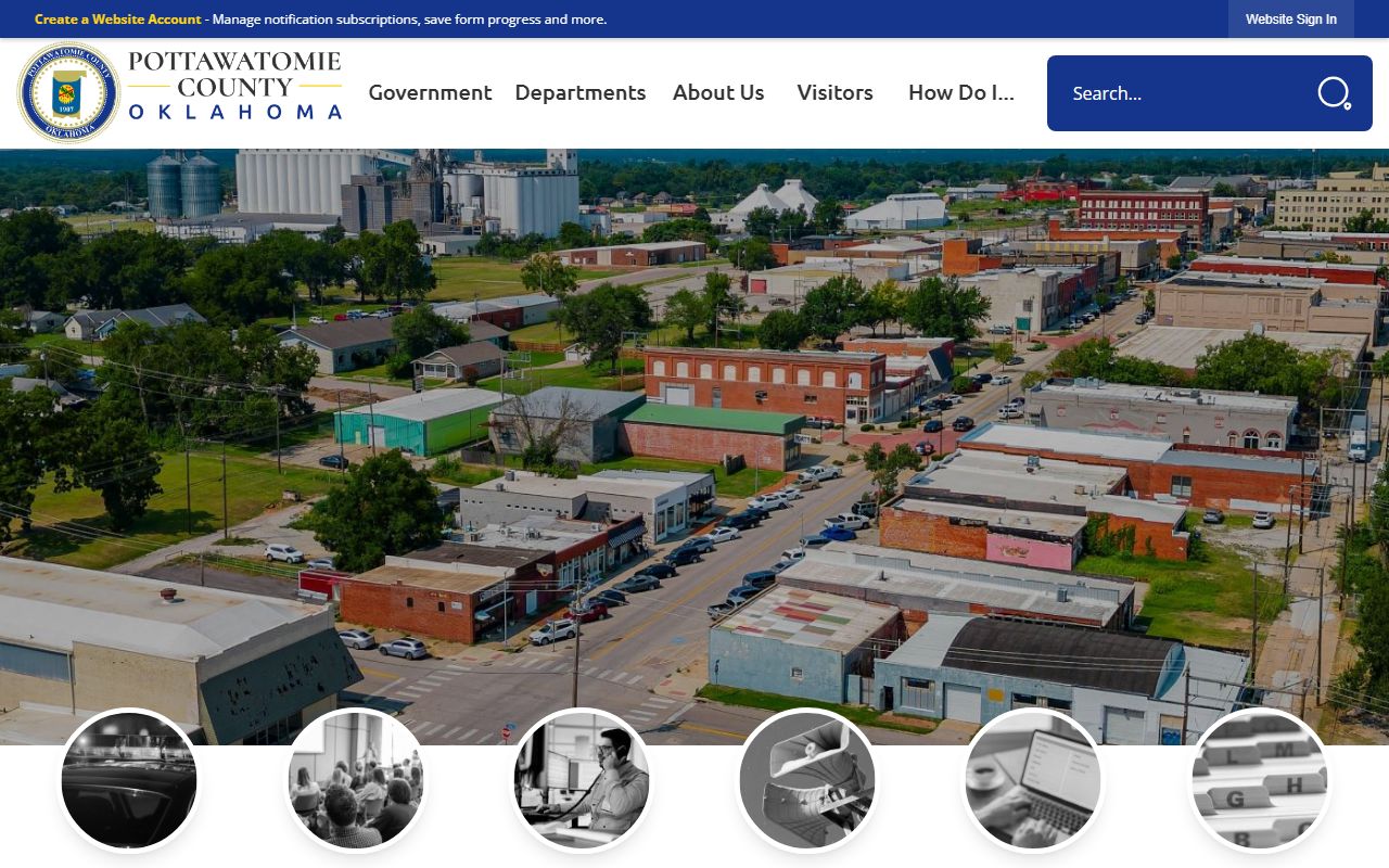 Pottawatomie County Oklahoma phone directory official website