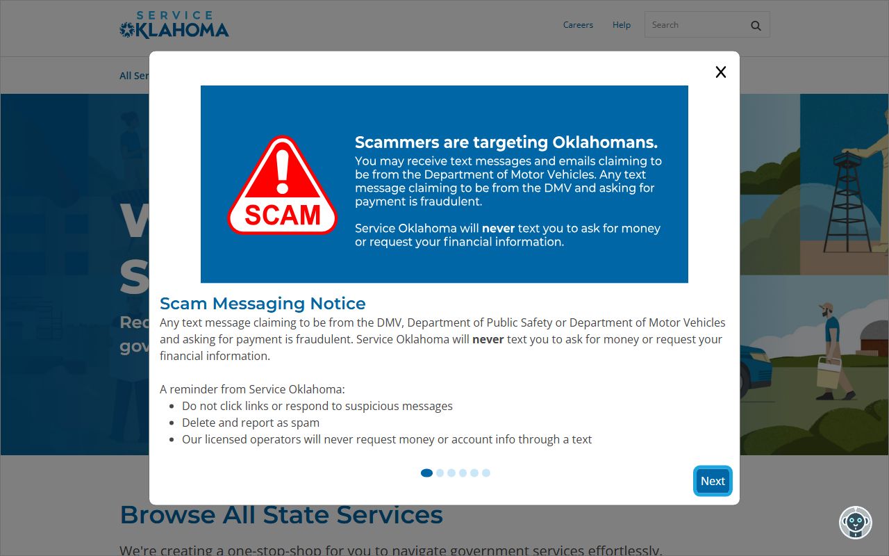 Oklahoma phone directory Service Oklahoma government portal