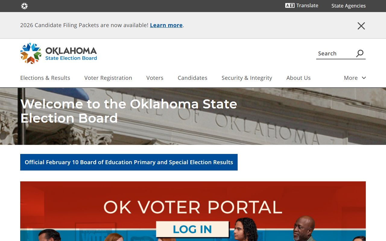Oklahoma phone directory State Election Board